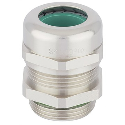 Lapp SKINTOP Series Nickel Plated Brass Cable Gland, M40 Thread, 19mm Min, 28mm Max, IP68