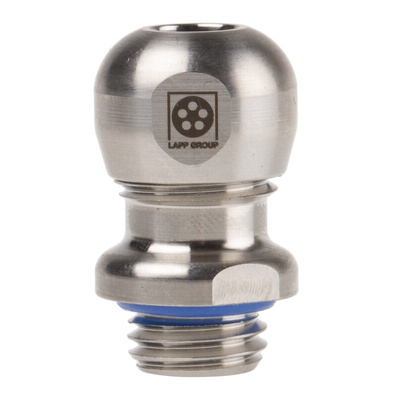 Lapp SKINTOP Series Metallic Stainless Steel Cable Gland, M12 Thread, 4mm Min, 7mm Max, IP68, IP69