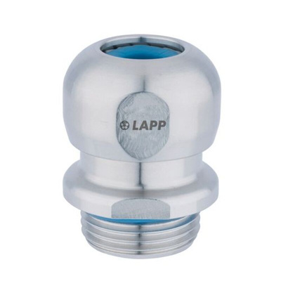 Lapp SKINTOP Series Metallic Stainless Steel Cable Gland, M12 Thread, 4mm Min, 7mm Max, IP68, IP69