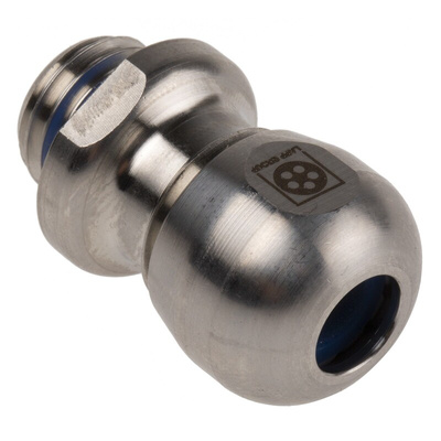 Lapp SKINTOP Series Metallic Stainless Steel Cable Gland, M12 Thread, 4mm Min, 7mm Max, IP68, IP69