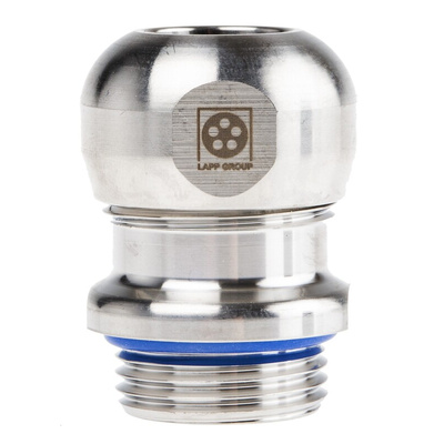 Lapp SKINTOP Series Metallic Stainless Steel Cable Gland, M20 Thread, 7mm Min, 13mm Max, IP68, IP69