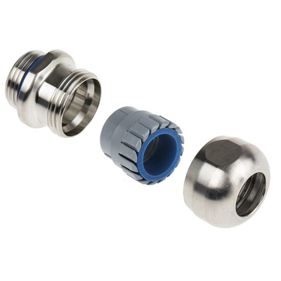 Lapp SKINTOP Series Metallic Stainless Steel Cable Gland, M20 Thread, 7mm Min, 13mm Max, IP68, IP69