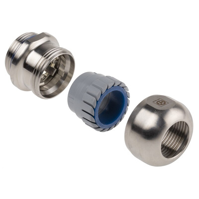 Lapp SKINTOP Series Metallic Stainless Steel Cable Gland, M25 Thread, 9mm Min, 17mm Max, IP68, IP69