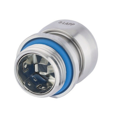 Lapp SKINTOP Series Metallic Stainless Steel Cable Gland, M25 Thread, 9mm Min, 17mm Max, IP68, IP69