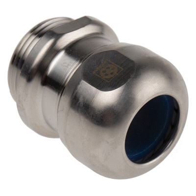 Lapp SKINTOP Series Metallic Stainless Steel Cable Gland, M25 Thread, 9mm Min, 17mm Max, IP68, IP69
