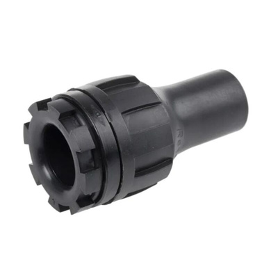 TE Connectivity CES Series Series Black Nylon Cable Gland Locknut, 1-12 UNF Thread, 4.1mm Min, 12.7mm Max
