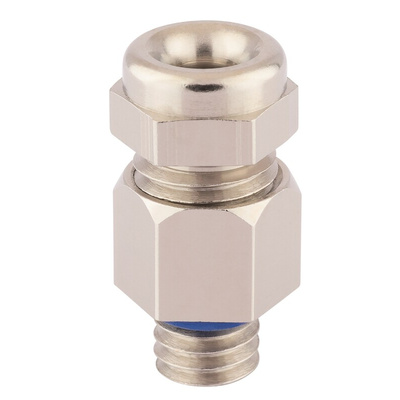 Lapp SKINDICHT Series Nickel Brass Cable Gland, M8 Thread, 3.5mm Min, 5mm Max, IP66, IP68