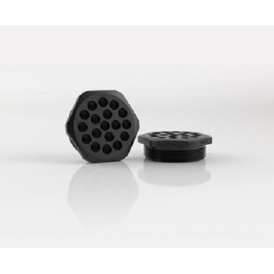 Lapp SKINTOP Series Black Polycarbonate Cable Gland, M50 Thread, 2mm Min, 6mm Max, IP66, IP67, IP68