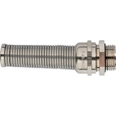 Lapp SKINTOP Series Silver Brass Cable Gland, M16 Thread, 4.5mm Min, 10mm Max, IP68, IP69