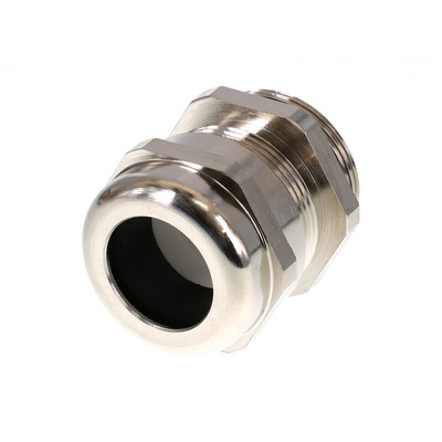 Molex 93600 Series Brass Cable Gland, M32 Thread, 14mm Min, 21mm Max, IP68