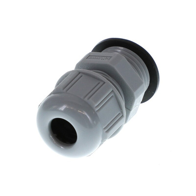 Molex 93600 Series Grey Nylon Cable Gland, M16 Thread, 4mm Min, 8mm Max, IP68