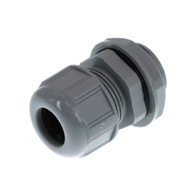 Molex 93600 Series Grey Nylon Cable Gland, PG16 Thread, 9mm Min, 13mm Max, IP68