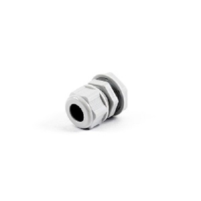 Hammond 1427NCG Series Grey Nylon Cable Gland, M25 Thread, 13mm Min, 18mm Max, IP68