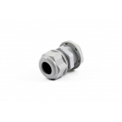 Hammond 1427NCG Series Grey Nylon Cable Gland, PG16 Thread, 10mm Min, 14mm Max, IP68