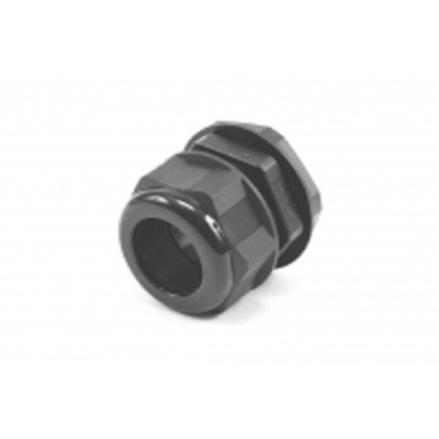 Hammond 1427NCG Series Black Nylon Cable Gland, PG29 Thread, 18mm Min, 25mm Max, IP68