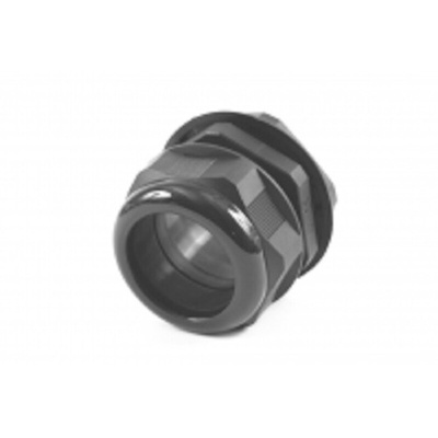 Hammond 1427NCG Series Black Nylon Cable Gland, PG48 Thread, 37mm Min, 44mm Max, IP68