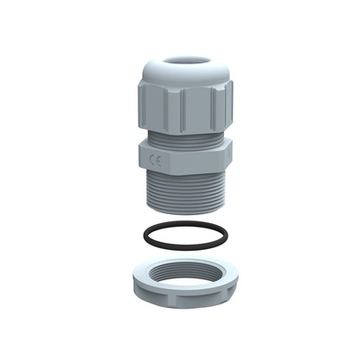 Legrand Grey Plastic Cable Gland, M12 Thread, 3mm Min, 6.5mm Max, IP68