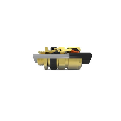 Hawke 501/453/UNIV Series Brass Brass Cable Gland, M20 Thread, 6.5mm Min, 11.4mm Max, IP66, IP67, IP68