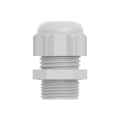 1SNG Series Light Grey PA 6 Cable Gland, M20 Thread, 6mm Min, 12mm Max, IP66, IP68