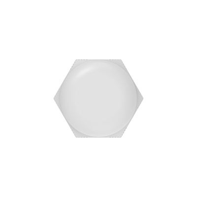 1SNG Series Light Grey PA 6 Cable Gland, M20 Thread, 6mm Min, 12mm Max, IP66, IP68