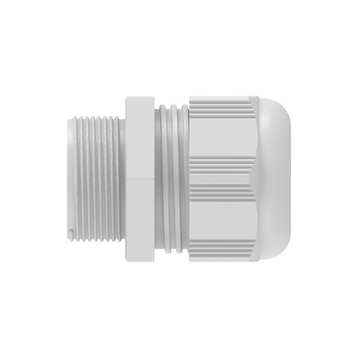 1SNG Series Light Grey PA 6 Cable Gland, M32 Thread, 18mm Min, 25mm Max, IP66, IP68