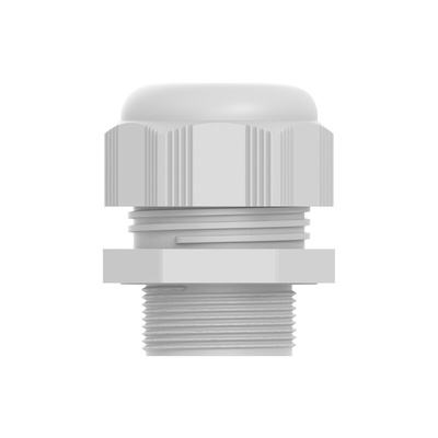 1SNG Series Light Grey PA 6 Cable Gland, M32 Thread, 18mm Min, 25mm Max, IP66, IP68