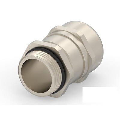 1SNG Series Brass Brass, CR, NBR Cable Gland, M25 Thread, 13mm Min, 18mm Max, IP66, IP68