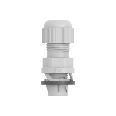 1SNG Series Light Grey PA 6 Cable Gland, PG13.5 Thread, 3mm Min, 10mm Max, IP66, IP68