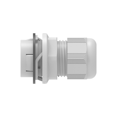 1SNG Series Light Grey PA 6 Cable Gland, PG13.5 Thread, 11mm Min, 21mm Max, IP66, IP68