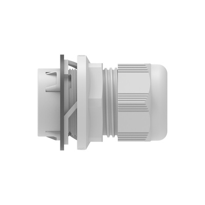 1SNG Series Light Grey PA 6 Cable Gland, PG13.5 Thread, 16mm Min, 28mm Max, IP66, IP68