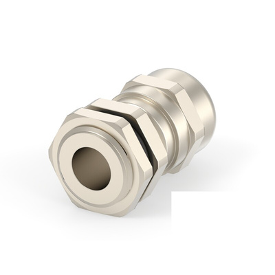 1SNG Series Brass Brass, CR, NBR, PA 6 Cable Gland, M16 Thread, 4mm Min, 8mm Max, IP66, IP68