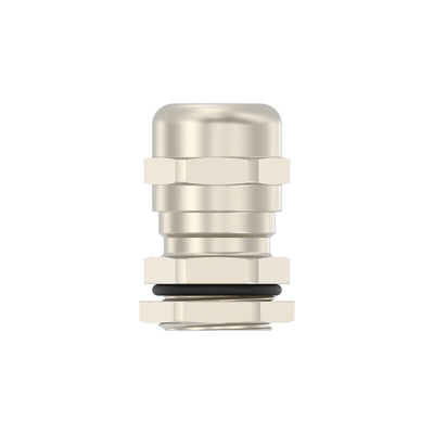 1SNG Series Brass Brass, CR, NBR, PA 6 Cable Gland, PG9 Thread, 4mm Min, 8mm Max, IP66, IP68