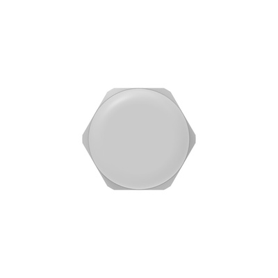 1SNG Series Light Grey PA 6 Cable Gland, M16 Thread, 4mm Min, 8mm Max, IP66, IP68
