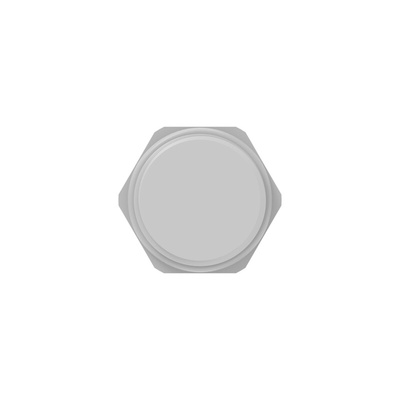 1SNG Series Light Grey PA 6 Cable Gland, M16 Thread, 4mm Min, 8mm Max, IP66, IP68