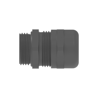 1SNG Series Black PA 6 Cable Gland, M12 Thread, 4mm Min, 8mm Max, IP66, IP68