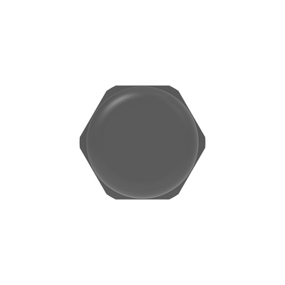 1SNG Series Black PA 6 Cable Gland, M12 Thread, 4mm Min, 8mm Max, IP66, IP68