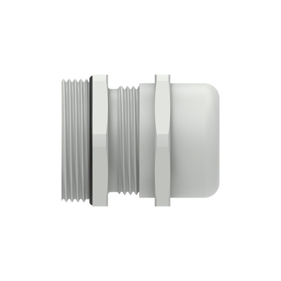 1SNG Series Light Grey PA 6 Cable Gland, M20 Thread, 6mm Min, 12mm Max, IP66, IP68