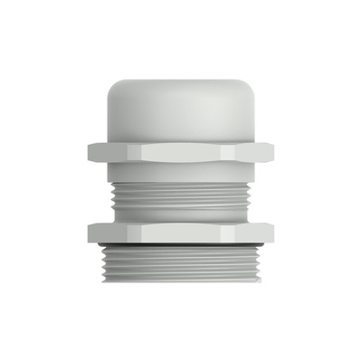 1SNG Series Light Grey PA 6 Cable Gland, M20 Thread, 6mm Min, 12mm Max, IP66, IP68