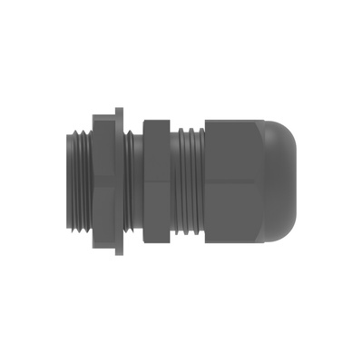 1SNG Series Black PA 6 Cable Gland, M20 Thread, 6mm Min, 12mm Max, IP66, IP68