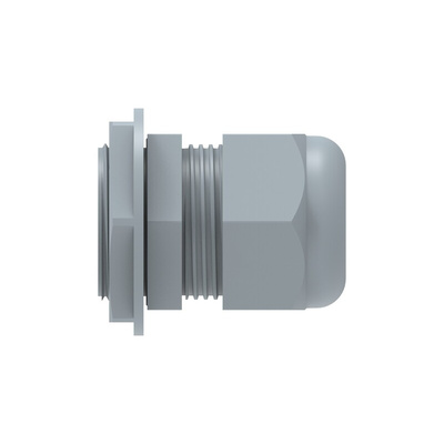 1SNG Series Grey PA 6 Cable Gland, M32 Thread, 15mm Min, 21mm Max, IP66, IP68