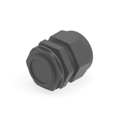 1SNG Series Black PA 6 Cable Gland, M40 Thread, 22mm Min, 32mm Max, IP66, IP68