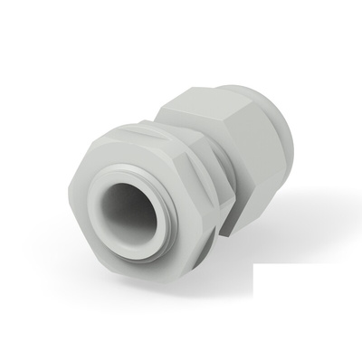 1SNG Series Light Grey PA 6 Cable Gland, PG9 Thread, 4mm Min, 8mm Max, IP66, IP68