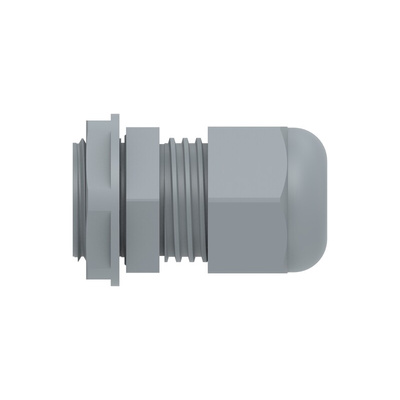 1SNG Series Grey PA 6 Cable Gland, PG11 Thread, 5mm Min, 10mm Max, IP66, IP68
