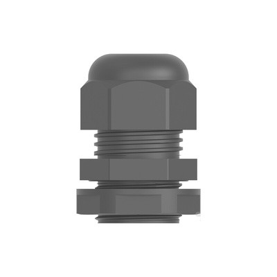 1SNG Series Black PA 6 Cable Gland, PG13.5 Thread, 6mm Min, 12mm Max, IP66, IP68