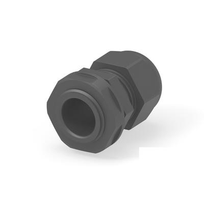 1SNG Series Black PA 6 Cable Gland, PG13.5 Thread, 6mm Min, 12mm Max, IP66, IP68