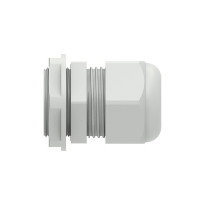 1SNG Series Light Grey PA 6 Cable Gland, PG21 Thread, 13mm Min, 18mm Max, IP66, IP68