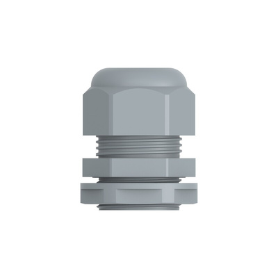 1SNG Series Grey PA 6 Cable Gland, PG21 Thread, 13mm Min, 18mm Max, IP66, IP68