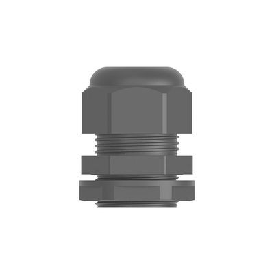 1SNG Series Black PA 6 Cable Gland, PG21 Thread, 13mm Min, 18mm Max, IP66, IP68