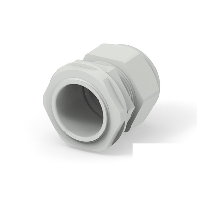 1SNG Series Light Grey PA 6 Cable Gland, PG29 Thread, 18mm Min, 25mm Max, IP66, IP68