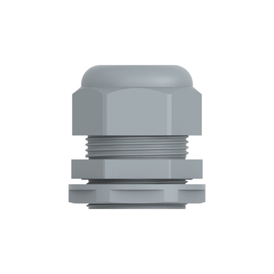 1SNG Series Grey PA 6 Cable Gland, PG29 Thread, 18mm Min, 25mm Max, IP66, IP68